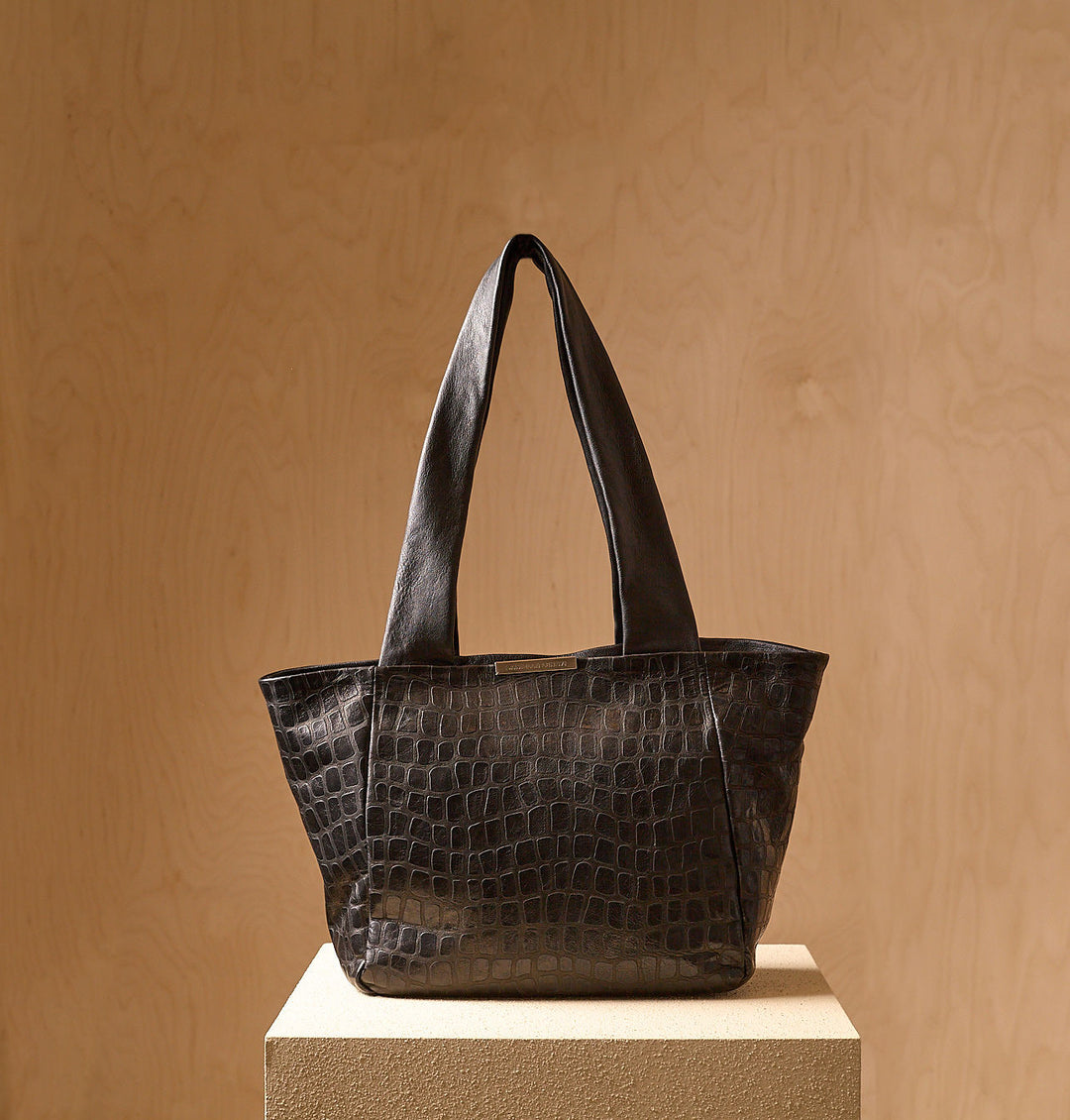 Daniella Lehavi Nadia Tote Bag in Black Mosaic available at Barbara Katz