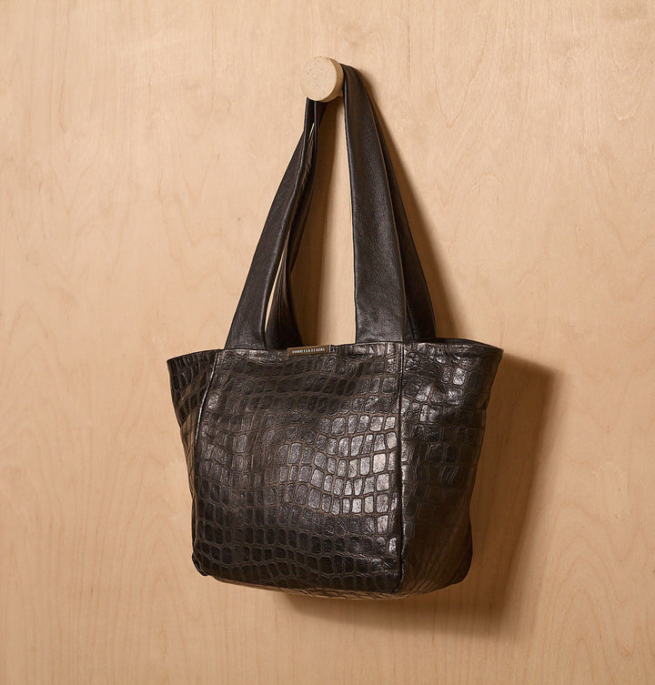 Daniella Lehavi Nadia Tote Bag in Black Mosaic available at Barbara Katz