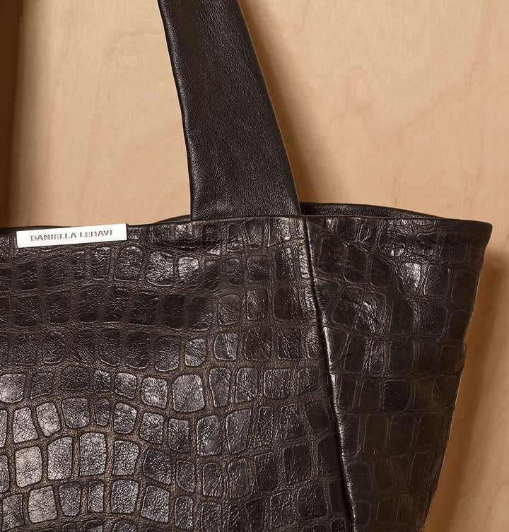 Daniella Lehavi Nadia Tote Bag in Black Mosaic available at Barbara Katz