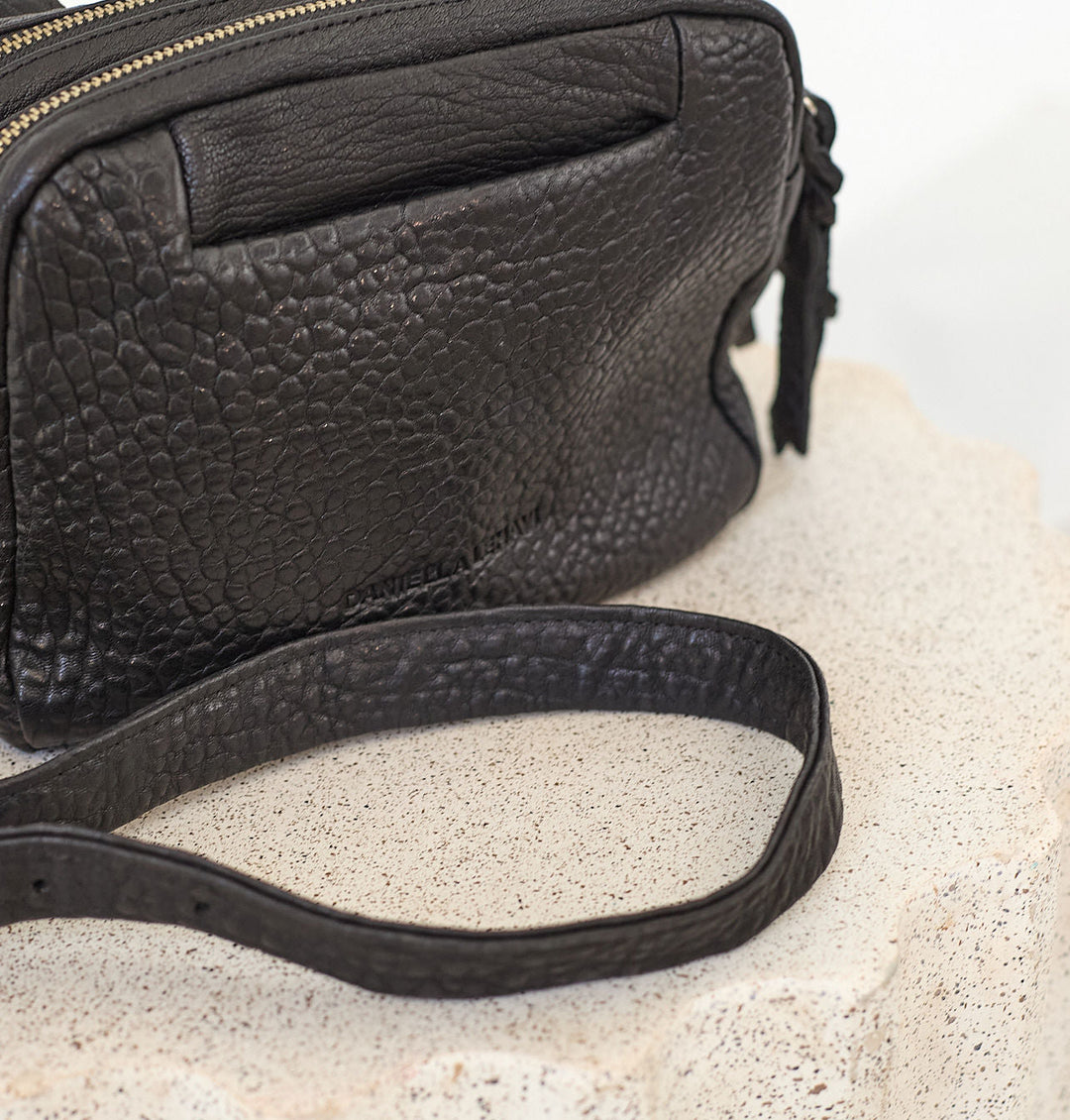 Daniella Lehavi Louise Mini Box Bag in Black available at Barbara Katz