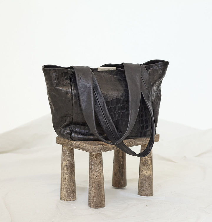Daniella Lehavi Nadia Tote Bag in Black Mosaic available at Barbara Katz