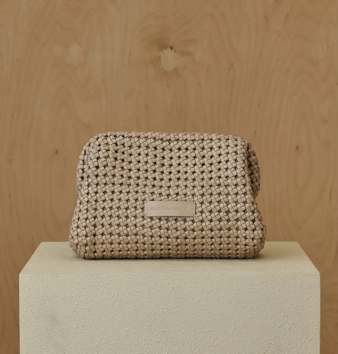 Daniella Lehavi Vivian Clutch Bag in Ivory available at Barbara Katz