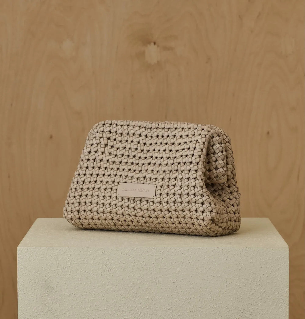 Daniella Lehavi Vivian Clutch Bag in Ivory available at Barbara Katz