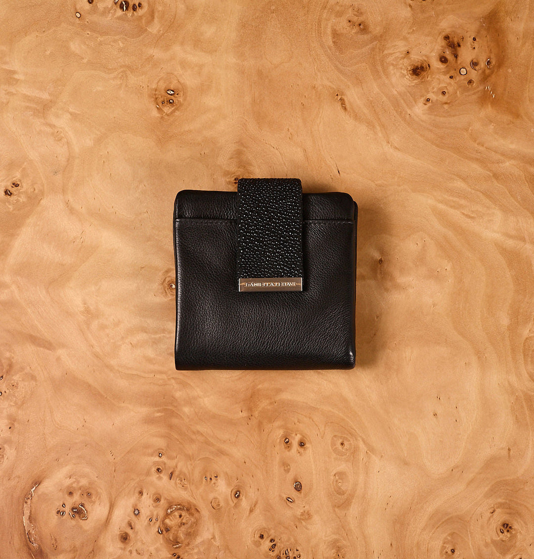 Daniella Lehavi Frida Medium Wallet in Dazzled Black available at Barbara Katz