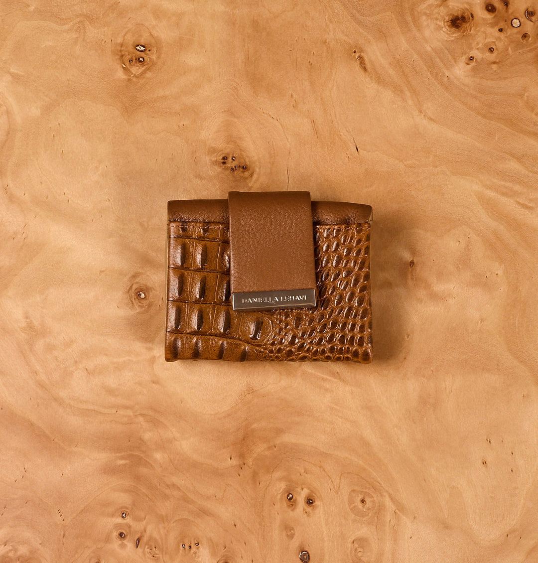 Daniella Lehavi Frida Small Wallet in Camel available at Barbara Katz