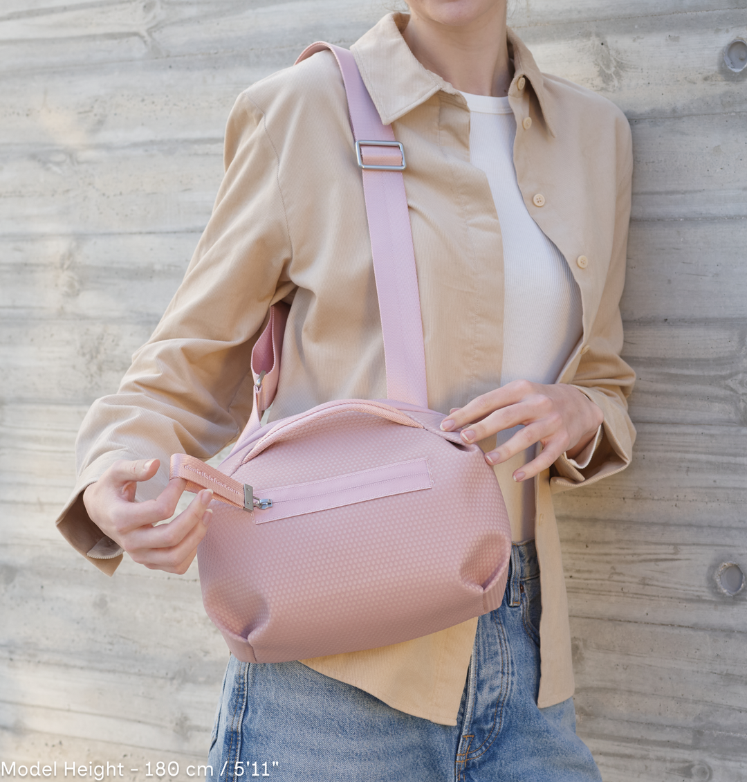 Daniella Lehavi Bonnie Crossbody Bag - Pink Lemonade available at Barbara Katz