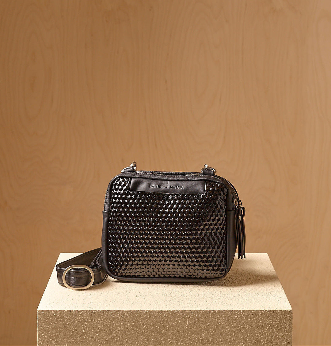 Daniella Lehavi Louise Mini Bag in 3D Black available at Barbara Katz