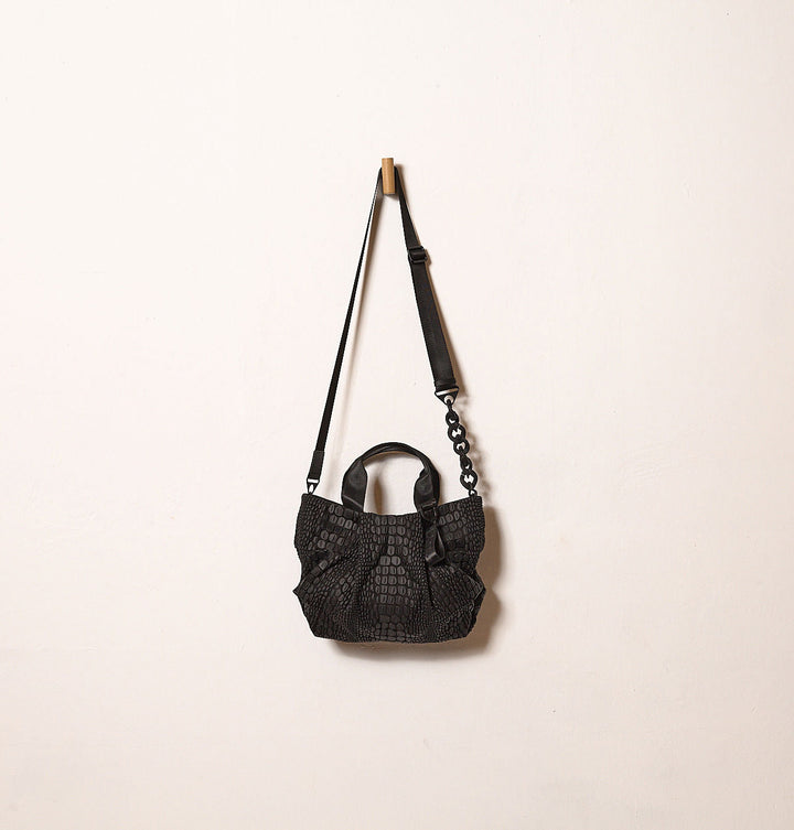 Daniella Lehavi Tokyo Satchel Crossbody Bag in Black available at Barbara Katz