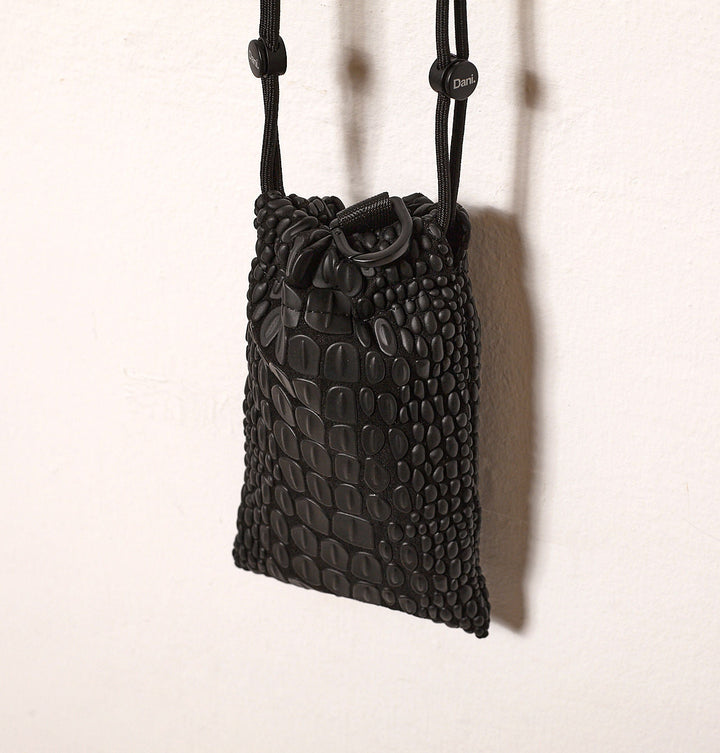 Daniella Lehavi Tokyo Phone Pocket in Black available at Barbara Katz