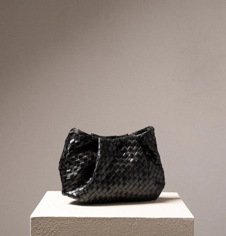 Daniella Lehavi Bali Mini Knotted Bag - Black Woven