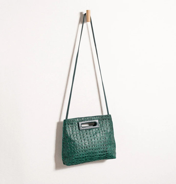Daniella Lehavi Kamakura Clutch - Green Croco