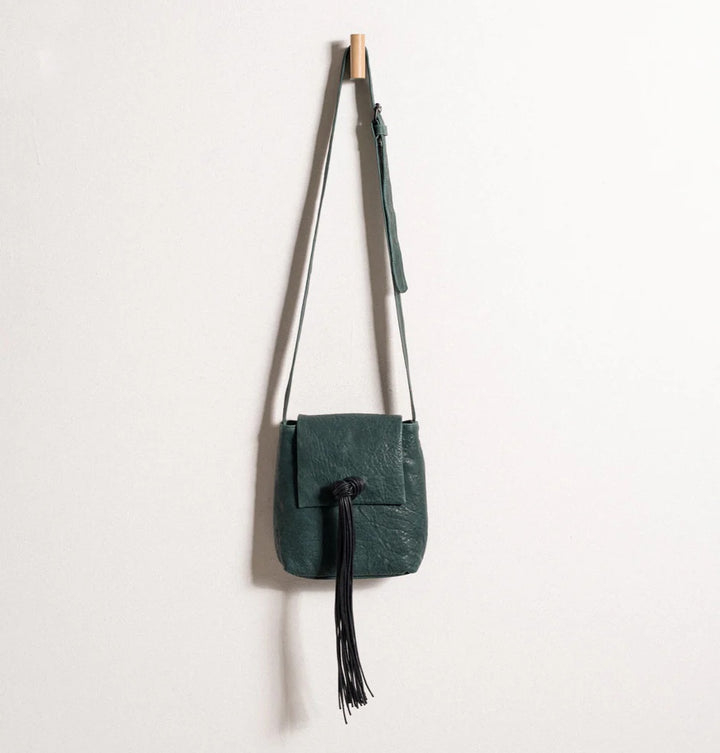 Daniella Lehavi Lucy Fringes Crossbody - Forest Green