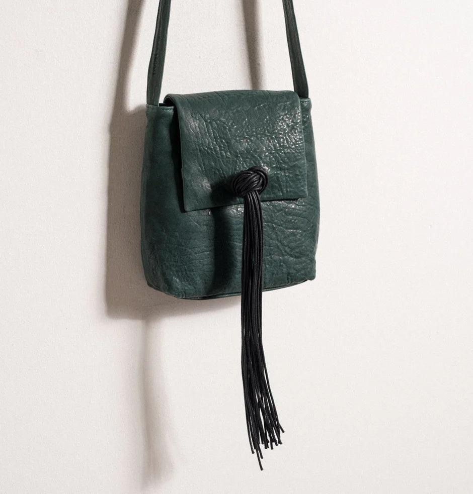 Daniella Lehavi Lucy Fringes Crossbody - Forest Green
