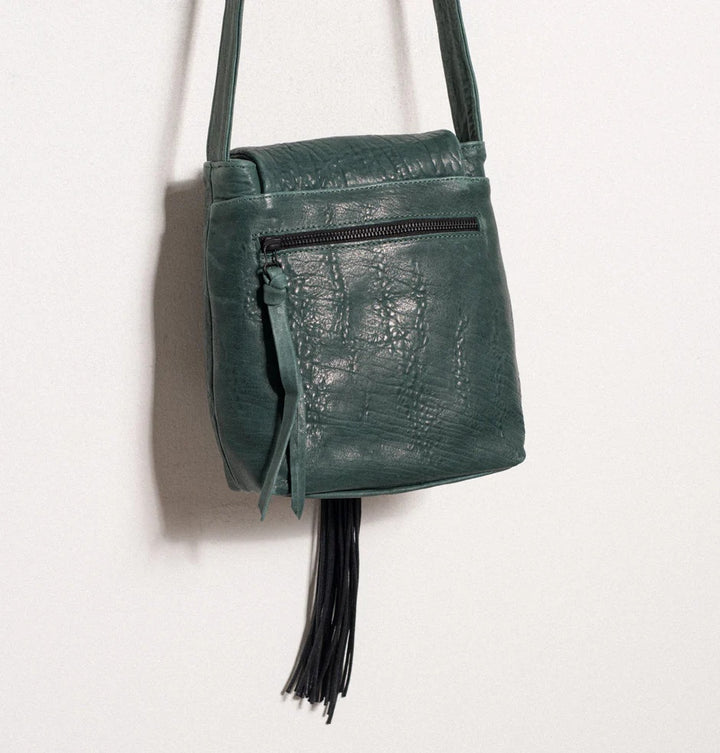Daniella Lehavi Lucy Fringes Crossbody - Forest Green