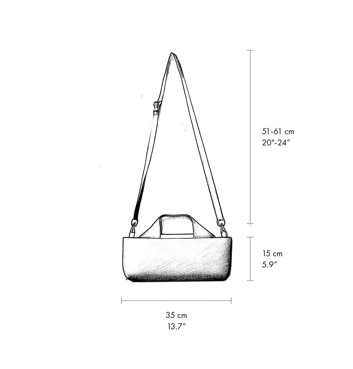 Daniella Lehavi Alexa Landscape Bag measurements