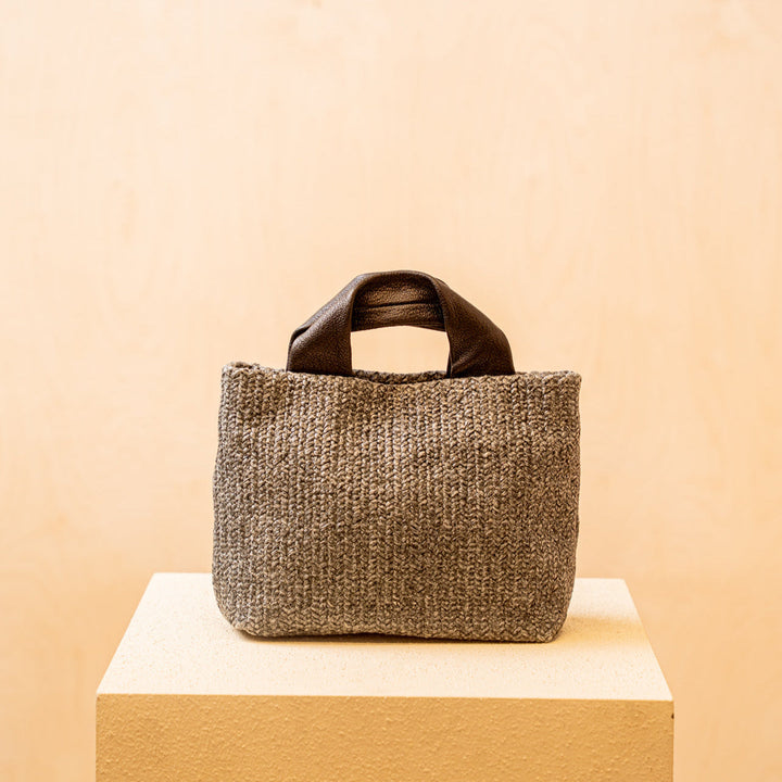 Daniella Lehavi Alexa Square Straw Bag - Black available at Barbara Katz