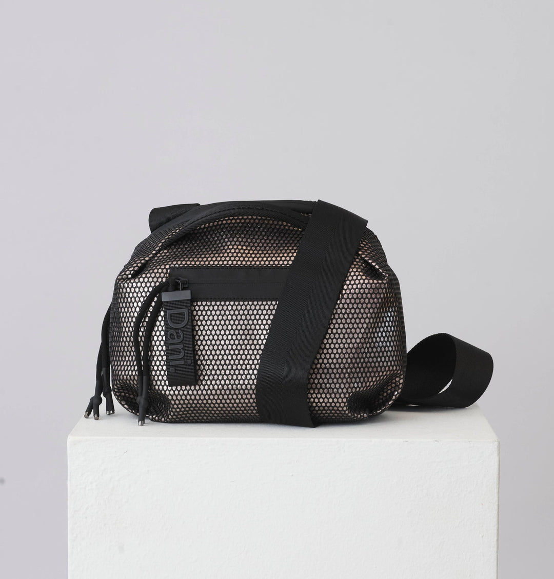 Daniella Lehavi Bonnie Crossbody Bag in Metallic available at Barbara Katz