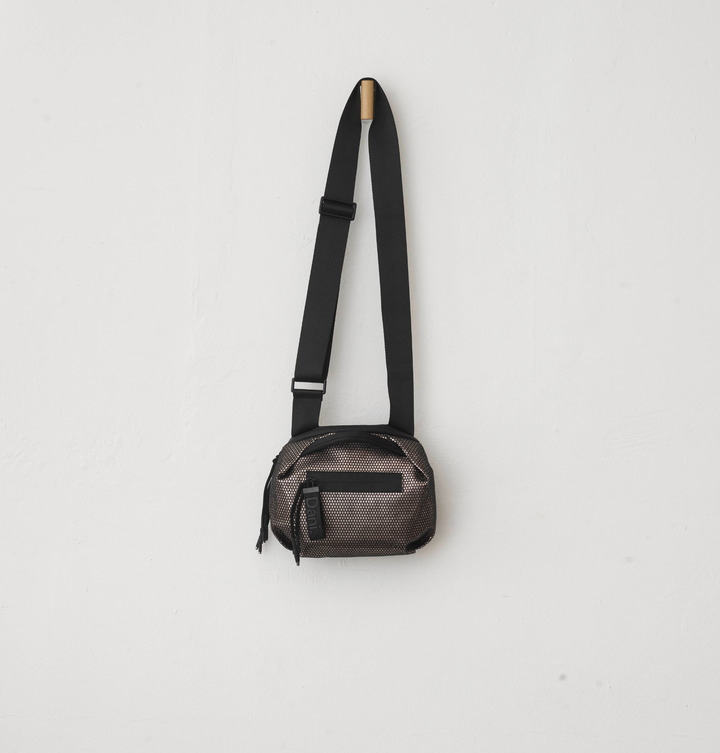 Daniella Lehavi Bonnie Crossbody Bag in Metallic available at Barbara Katz