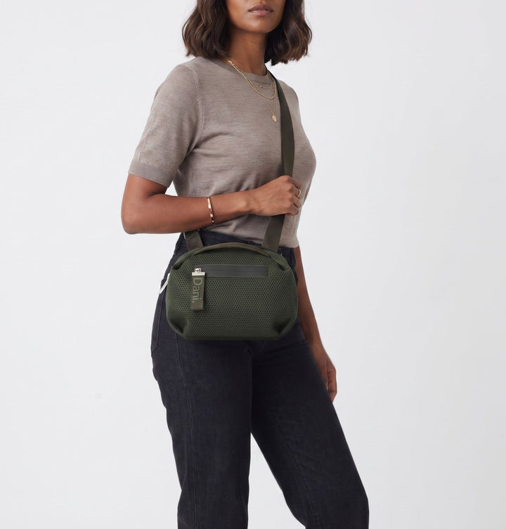 Daniella Lehavi Bonnie Crossbody Bag in Moss available at Barbara Katz