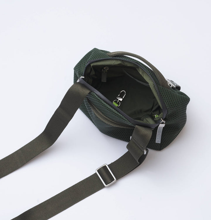Daniella Lehavi Bonnie Crossbody Bag in Moss available at Barbara Katz