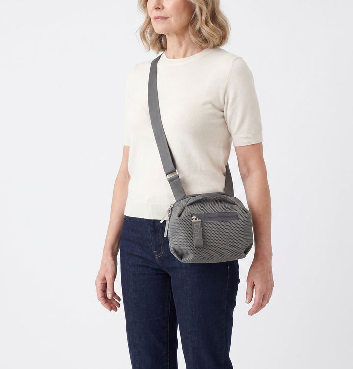 Daniella Lehavi Bonnie Crossbody Bag in Slate available at Barbara Katz