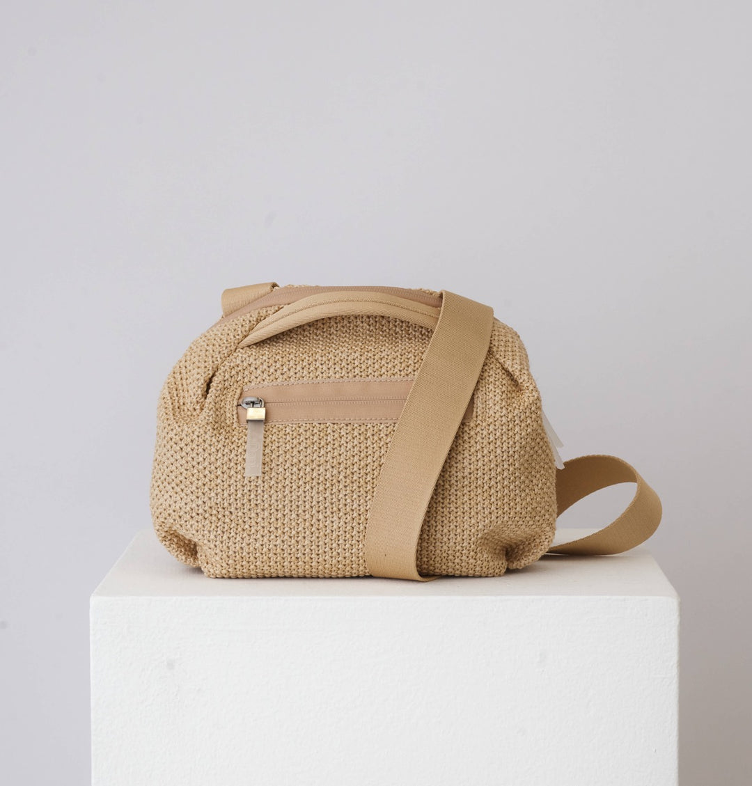Daniella Lehavi Bonnie Crossbody Bag in Straw available at Barbara Katz