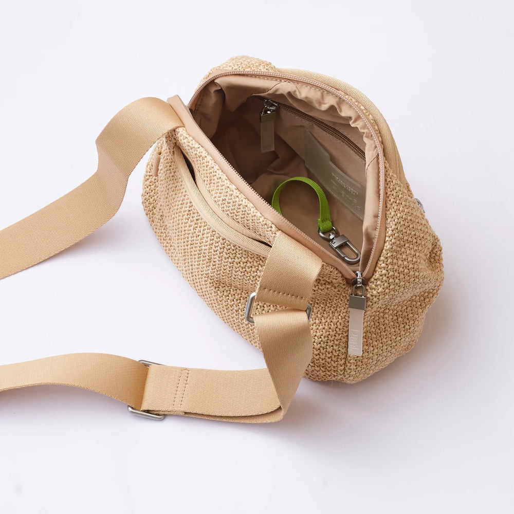 Daniella Lehavi Bonnie Crossbody Bag in Straw available at Barbara Katz