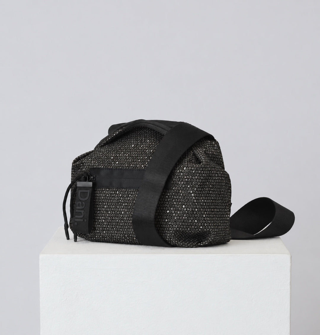 Daniella Lehavi Bonnie Holiday Crossbody Bag in Glitter available at Barbara Katz