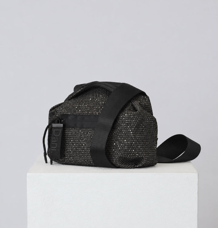 Daniella Lehavi Bonnie Holiday Crossbody Bag in Glitter available at Barbara Katz