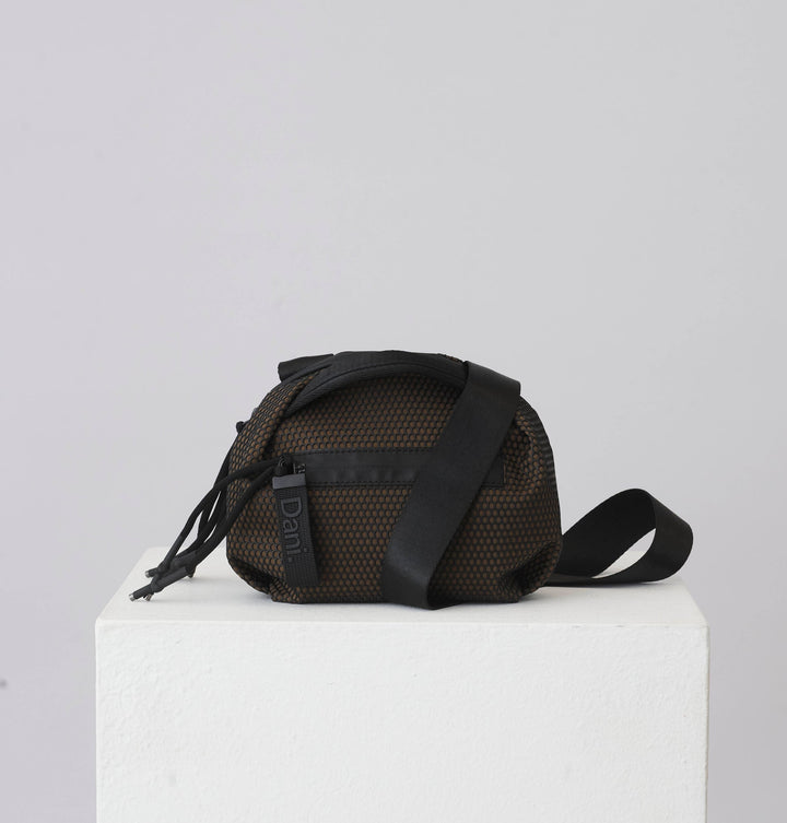 Daniella Lehavi Bonnie Mini Crossbody Bag in Cafe available at Barbara Katz