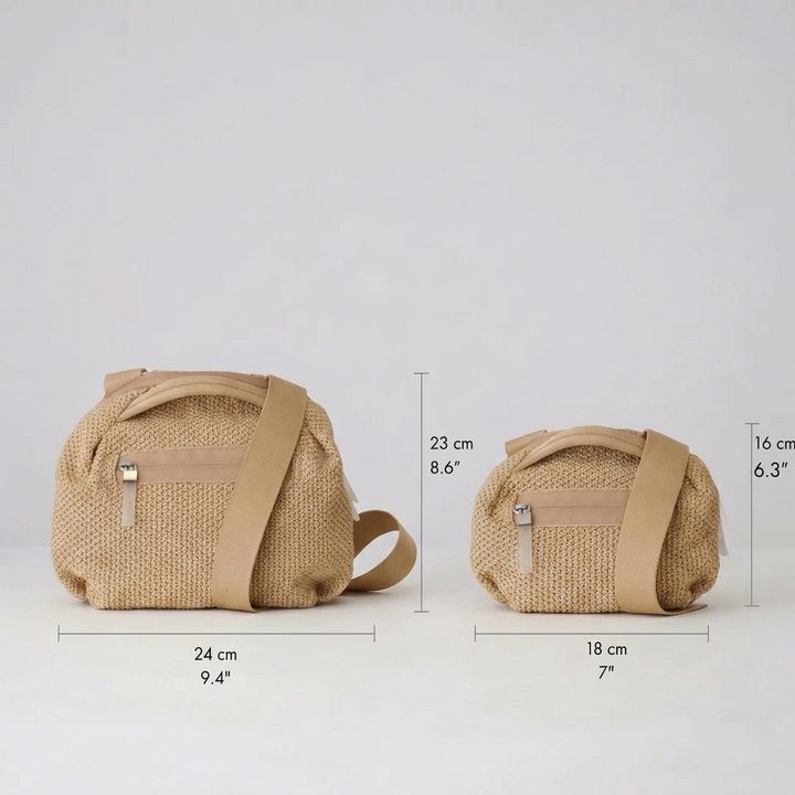 Daniella Lehavi Bonnie Mini Crossbody Bag size comparison