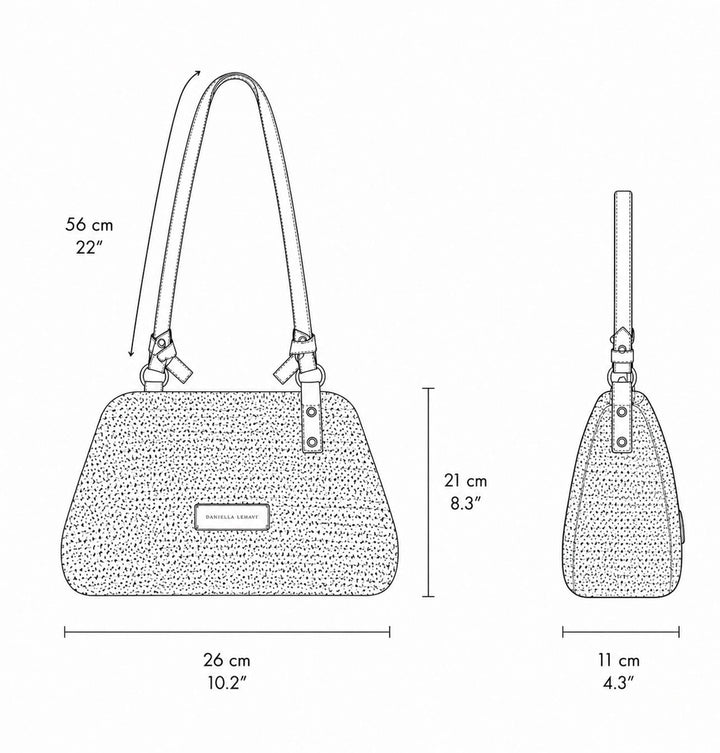 Daniella Lehavi Casablanca Small Clutch Bag measurements