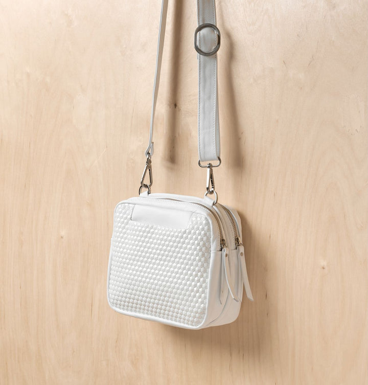 Daniella Lehavi Louise Mini Bag in 3D White available at Barbara Katz