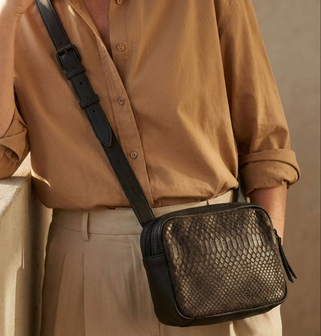 Daniella Lehavi Louise Soft Bag in Cocoa available at Barbara Katz