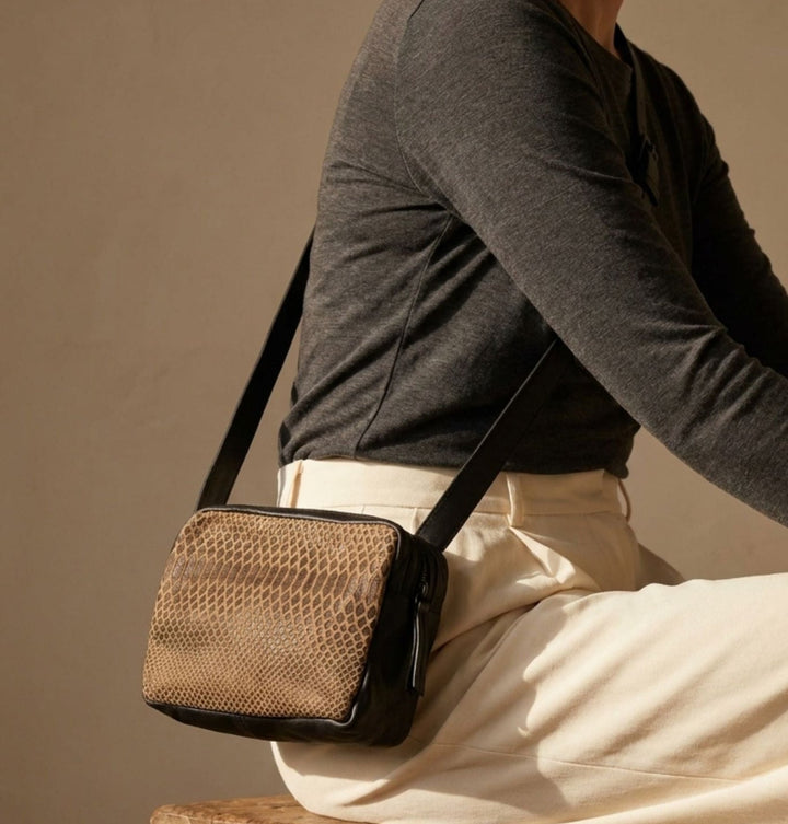 Daniella Lehavi Louise Soft Bag in Latte available at Barbara Katz