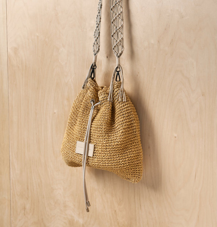 Daniella Lehavi Maui Bucket Bag in Ivory available at Barbara Katz