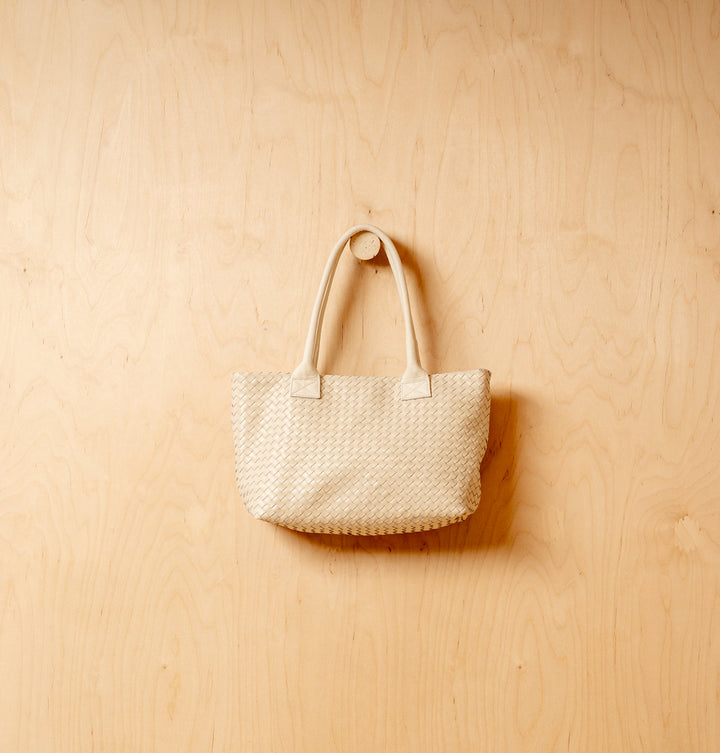 Daniella Lehavi Noelle Woven Tote Bag - Ivory available at Barbara Katz