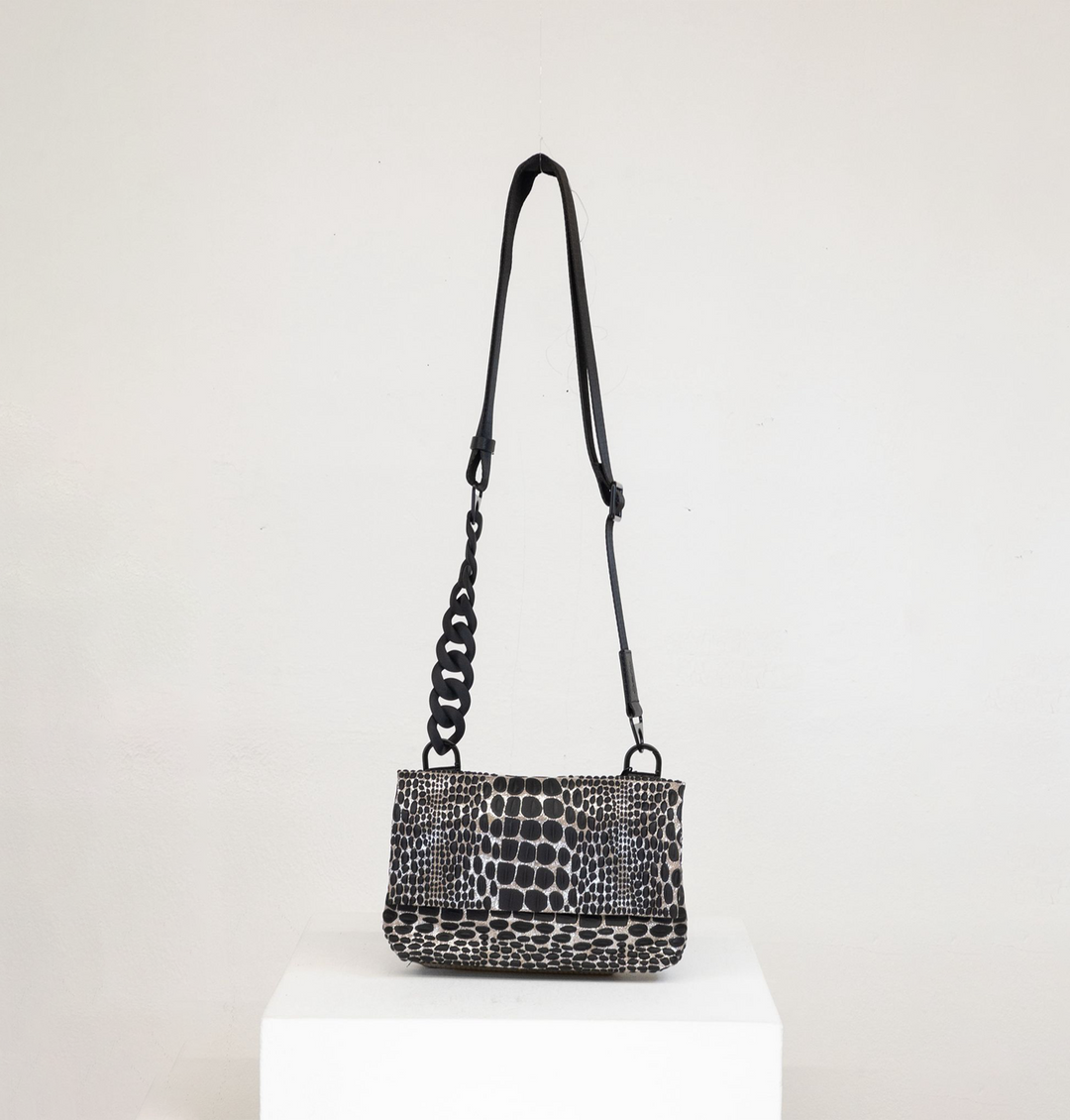 Daniella Lehavi Tokyo Clutch Bag in Metallic available at Barbara Katz