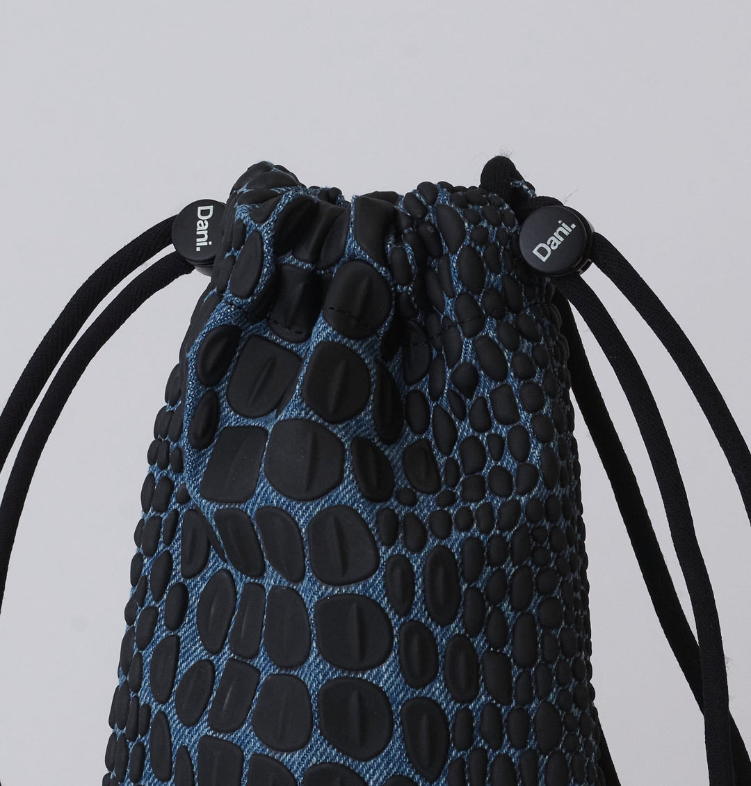 Daniella Lehavi Tokyo Phone Pocket in Denim available at Barbara Katz