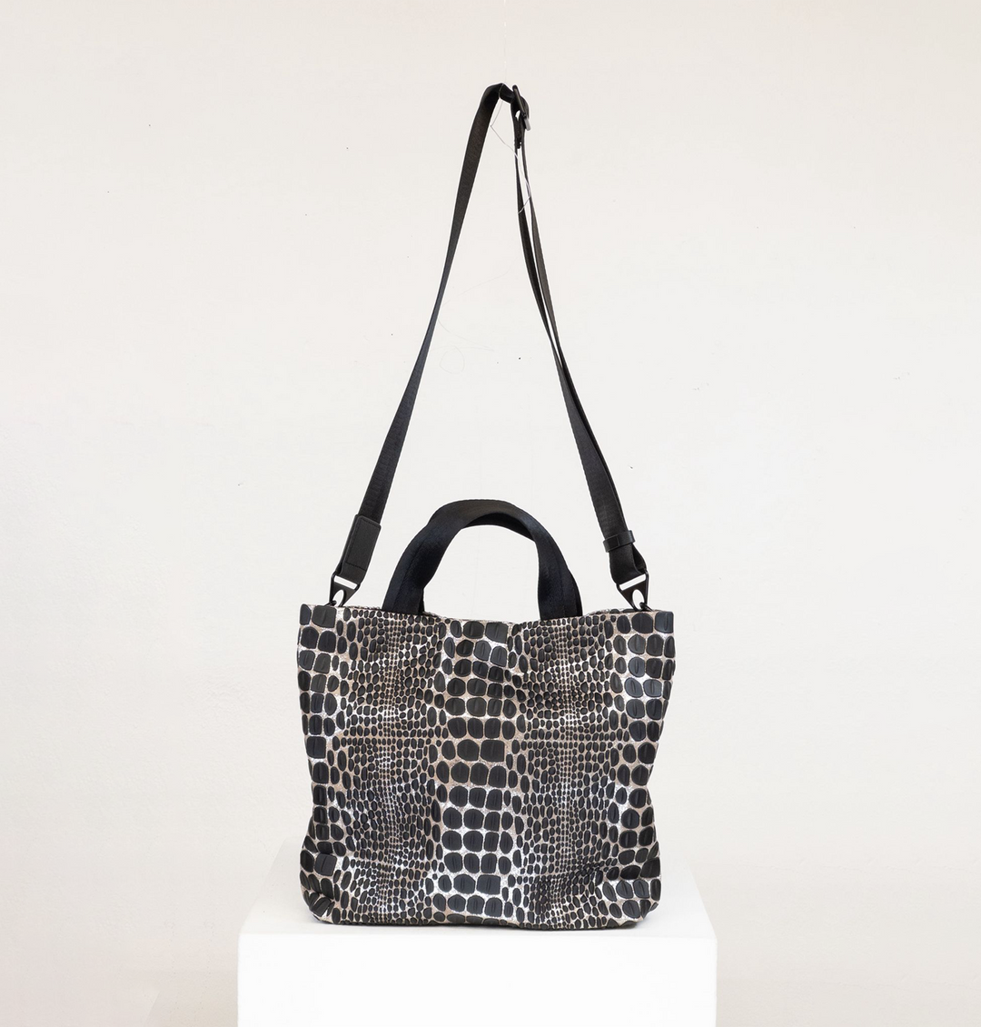 Daniella Lehavi Tokyo Small Shopper Bag in Metallic available at Barbara Katz