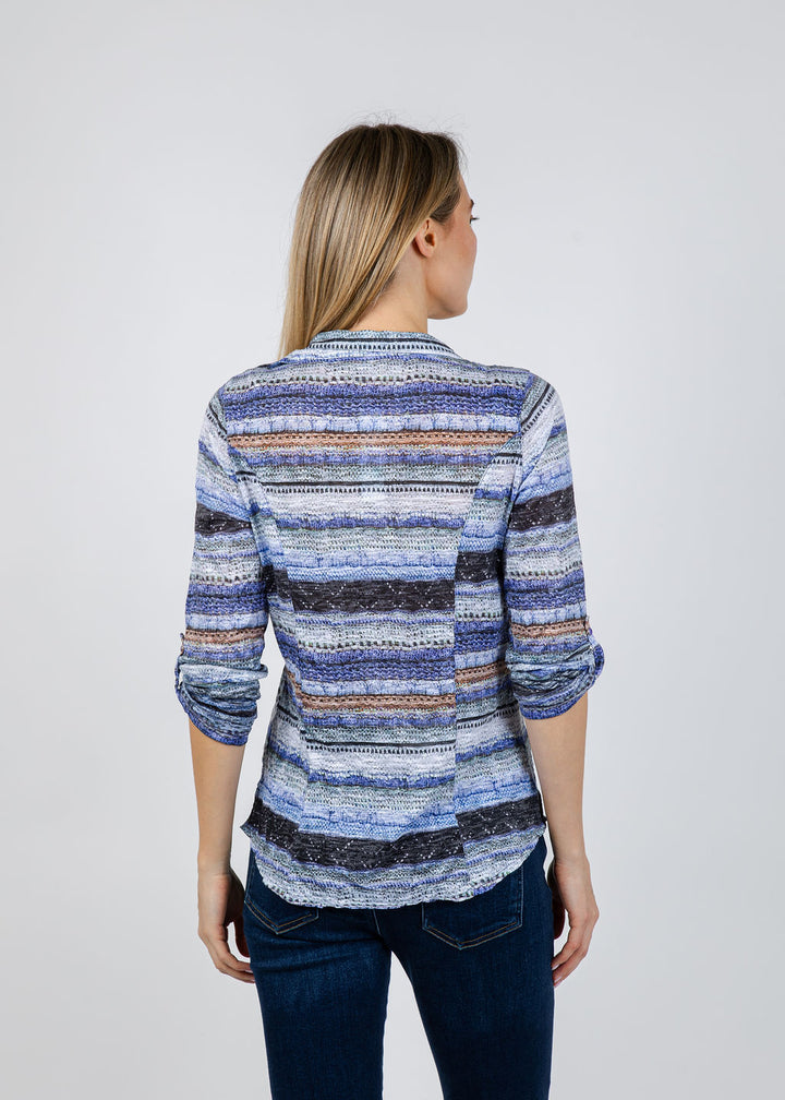 Roll Sleeve Shirt - Peri