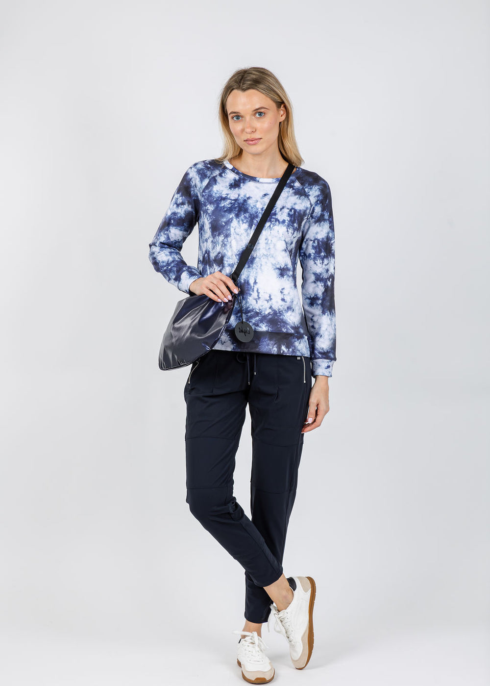 David Cline Griselle Sweatshirt in Moon available at Barbara Katz