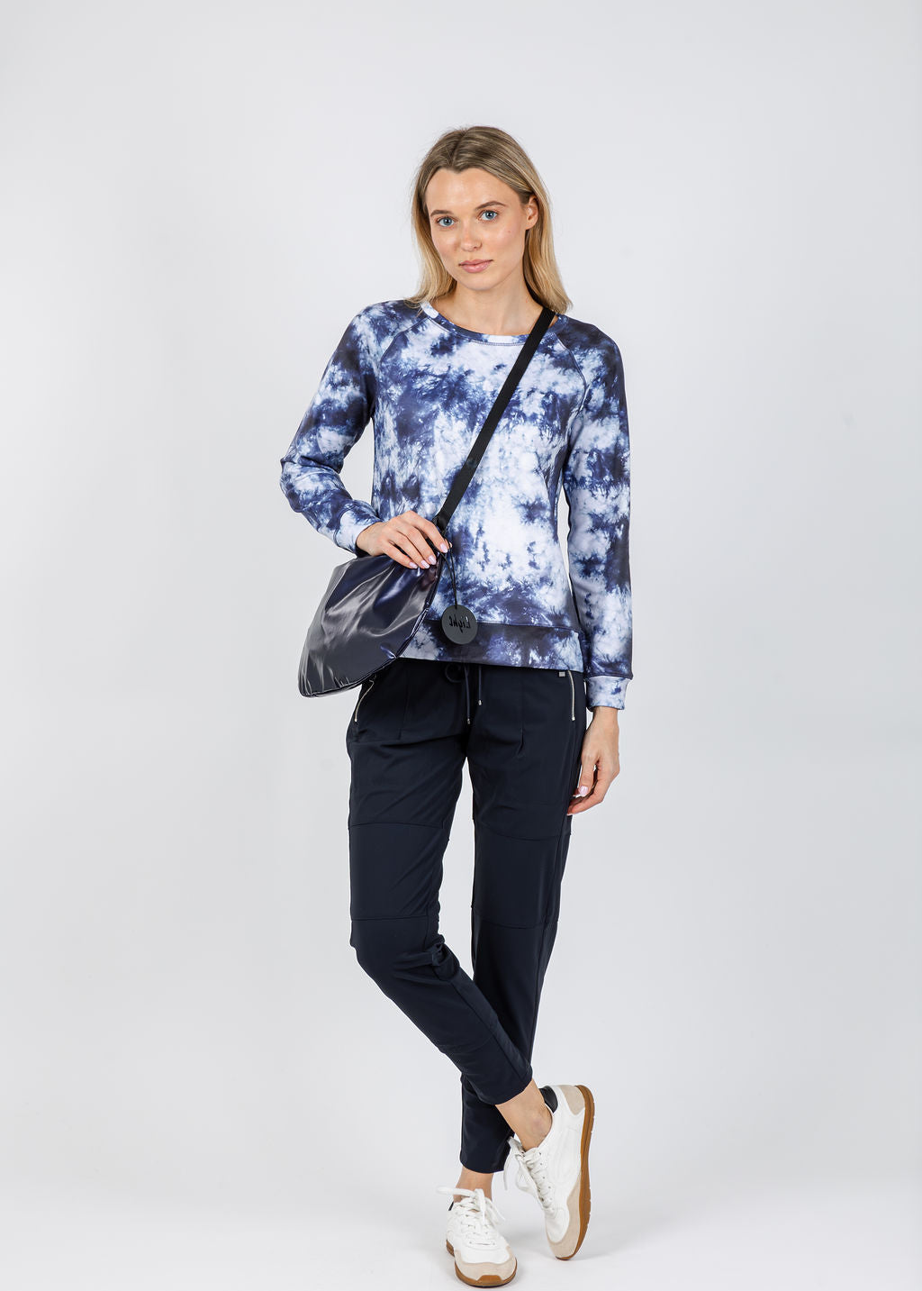 David Cline Griselle Sweatshirt in Moon available at Barbara Katz