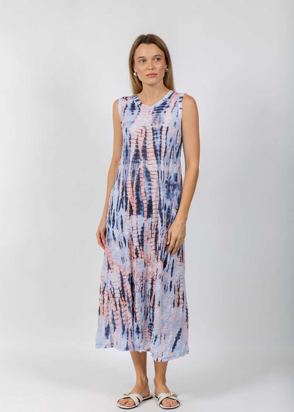 David Cline Laura Long Maxi Dress in Ink available at Barbara Katz