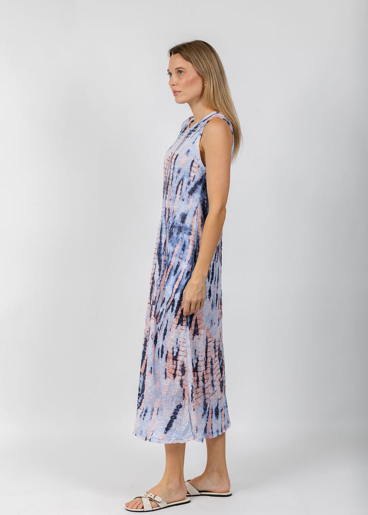 David Cline Laura Long Maxi Dress in Ink available at Barbara Katz
