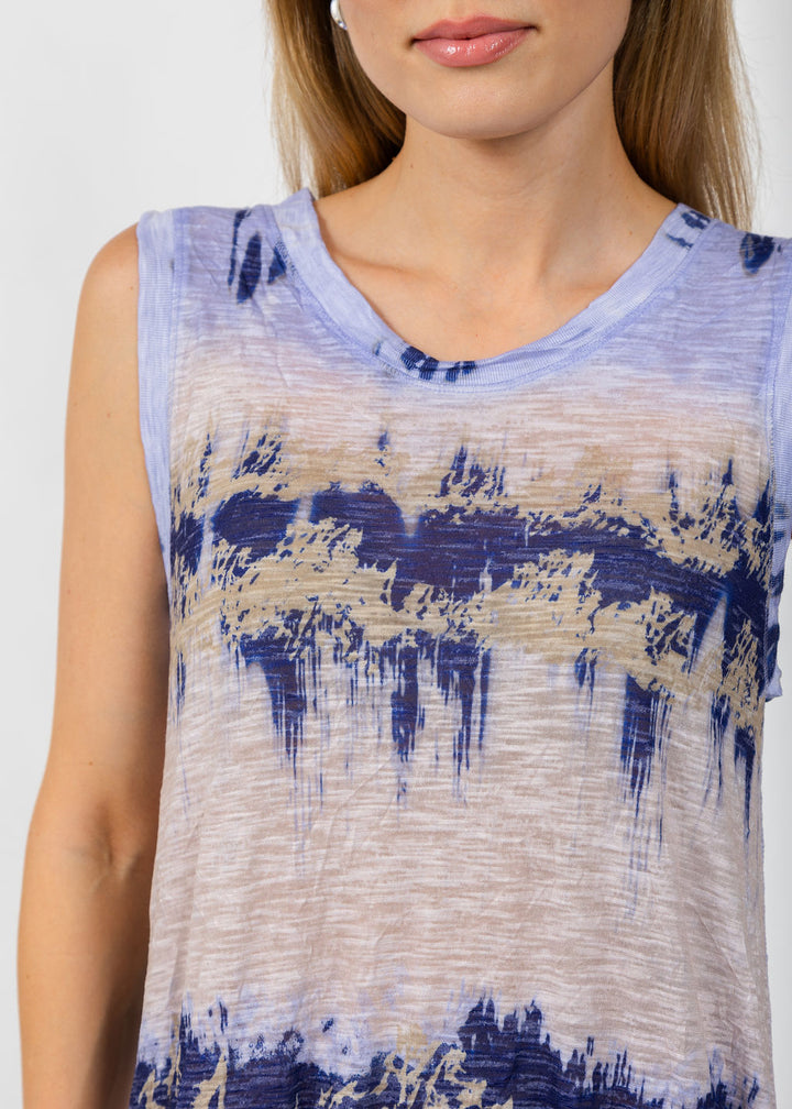 David Cline Laura Long Maxi Dress in Iris available at Barbara Katz