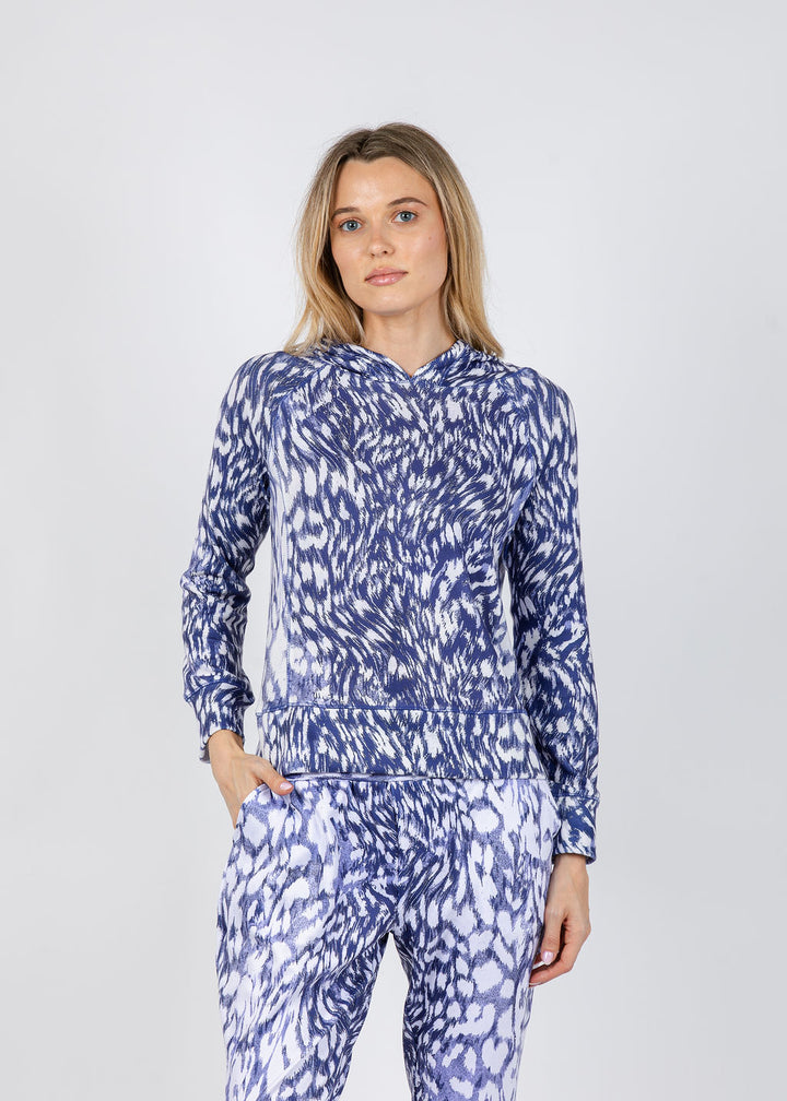 David Cline Lazara Hoodie in Ink available at Barbara Katz