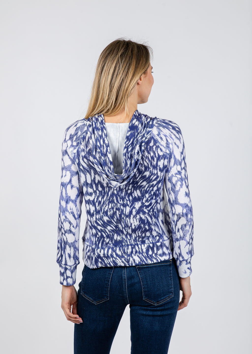 David Cline Lazara Hoodie in Ink available at Barbara Katz