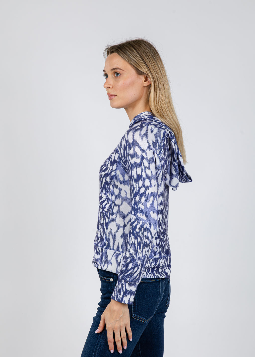 David Cline Lazara Hoodie in Ink available at Barbara Katz