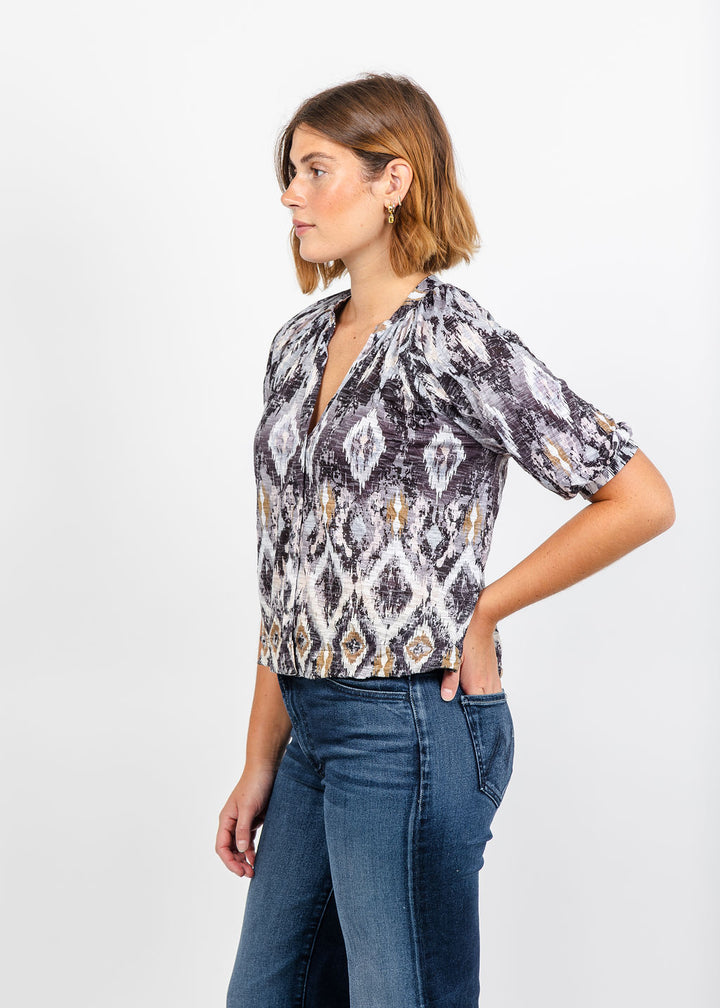 David Cline Raglan Crop Peasant Top in Tempe available at Barbara Katz